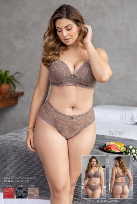 Conjunto Rendado Plus Size de Alta Qualidade Intimus Fashion
